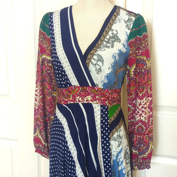 Anthropologie Istanbul Wrap Dress by Moulinette Soeurs - Picture 6 of 11